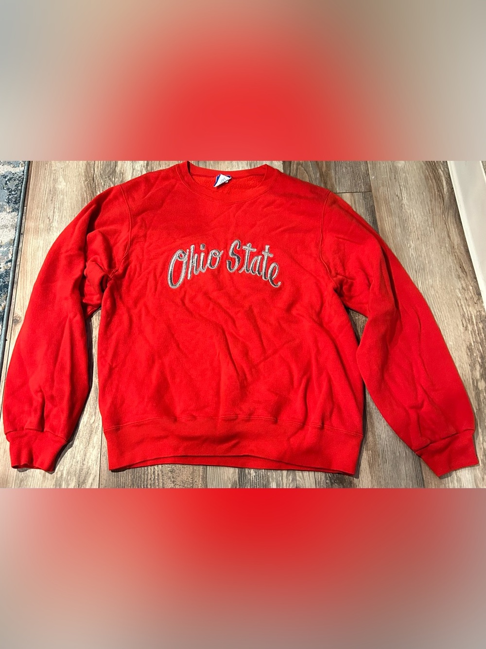 Vintage 1980-1990s Champion Ohio State Buckeyes Embroidered Crewneck Sweatshirt